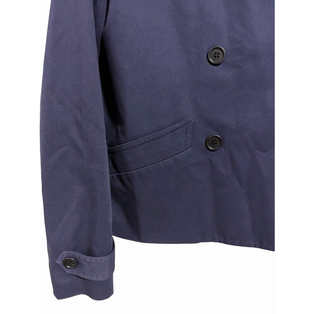 Theory Double Breasted Navy Blue Blazer Jacket Women's Size Small - Picture 8 of 13